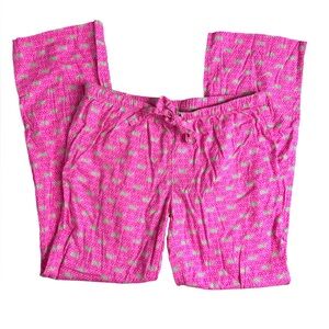Vineyard Vines Pink Patterned Pajama Pants